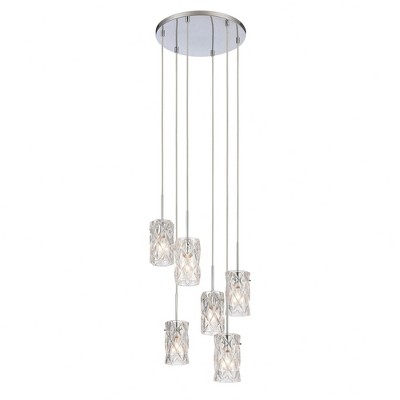 Elk Home Formade Crystal 6 - Light Pendant in  Polished Chrome