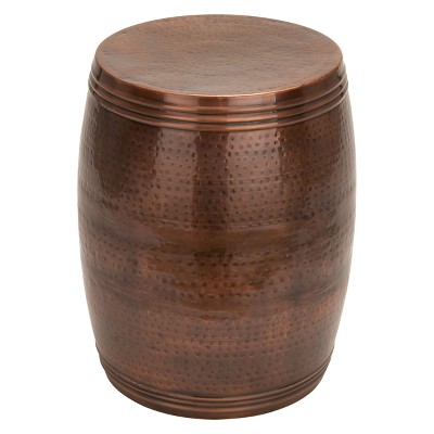 Cylinder drum hot sale accent table