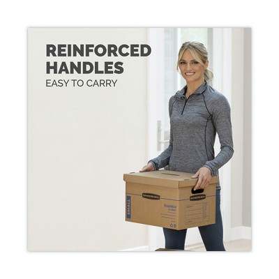 SmoothMove Classic Kraft Corrugated Cardboard Storage Box Set
