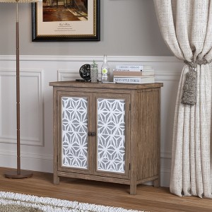 Bella Depot 31.89''W Solid Wood Storage Cabinet for Living Room, Entryway, or Family Room - 1 of 4