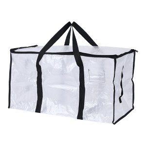 Unique Bargains Foldable Clothes Organizing Storage Moving Bags with Handles 1 Pc - 1 of 4