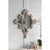 Farmhouse Artistic Scrollwork Mirror, Home Accent Wall Decor Mirror, Vertically And Horizontally Flexible Layout, For Living Room, Bedroom, Entryway - 3 of 4