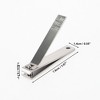 Unique Bargains Anti-slip Pattern Large Flat Nail Clippers Toenail Clippers 1 Pc - 4 of 4