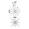 CWI Lighting Element 17 Light Chandelier With Polished Nickel Finish - 2 of 4