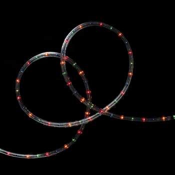 Northlight Multi Colored Outdoor Christmas Rope Lights - 18ft Clear Wire