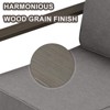 POCASSY 75" Wide Outdoor Sofa Outdoor Furniture Sets, All-Weather Brown Wicker Rattan Outdoor Couch with Ottomans and Cushions for Porch Balcony - 4 of 4