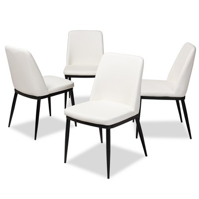 target faux leather dining chairs