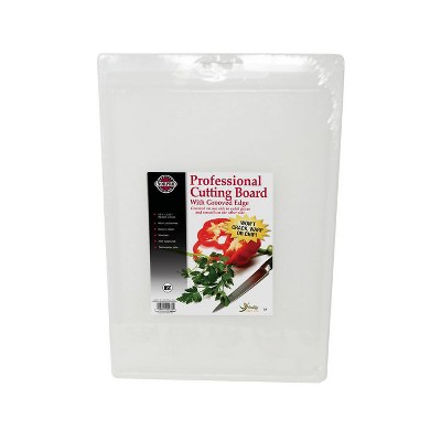 Norpro Large White Plastic Professional Cutting Board