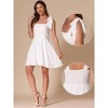 INSPIRE CHIC Women's Sleeveless Smocked Square Neck Tank Casual Dress - 2 of 4