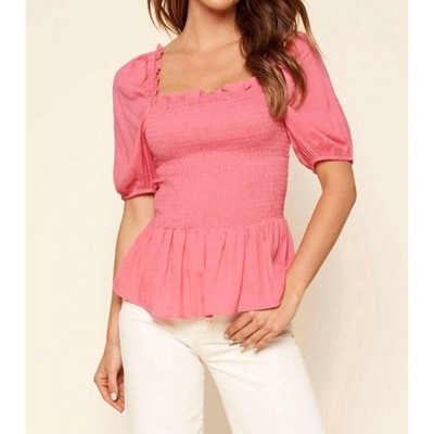 Women's Bento Smocked Ruffle Top - SUGARLIPS