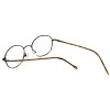 Flex Plus by Vivid FP-82 Designer Reading Eye Glasses in Antique Gold 50mm +3.00 | Unisex | Round Shape | Medium Fit - 4 of 4