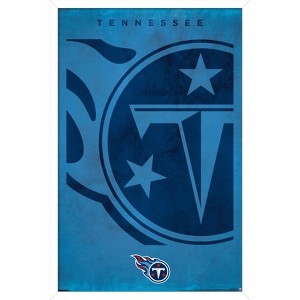 Trends International NFL Tennessee Titans - Logo 25 Framed Wall Poster Prints - 1 of 4
