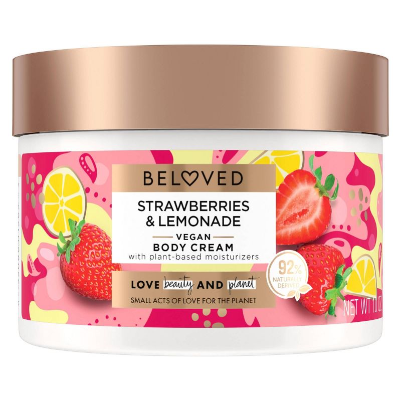 Beloved Strawberries &#38; Lemonade Body Cream - 10oz, 3 of 6