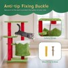 phiestina 32in Christmas Themed Cat Tower, 3-Level Plush Cat Tree Activity Center for Indoor Cats - 2 of 4