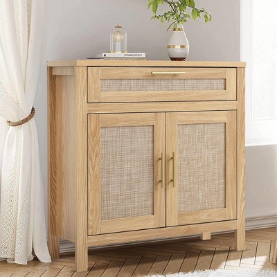 HDZNVF Mid Century Modern Storage Cabinets with Adjustable Shelf