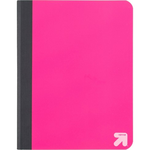 Wide Ruled Pink Flexible Cover Composition Notebook - Up ...