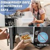16-Piece Food Storage Container Set with Sealing Lids - Plastic Food Storage Containers - White - 4 of 4