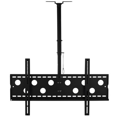 Mount-It Black Full Motion Ceiling TV Mount for 42-90 Inch Screens
