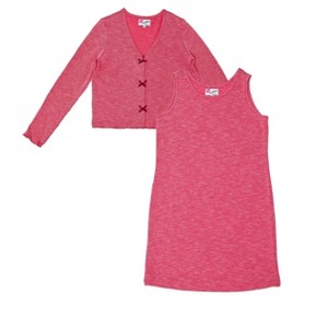 Luv Betsey Girls Dress with Matching Sweater - 1 of 3