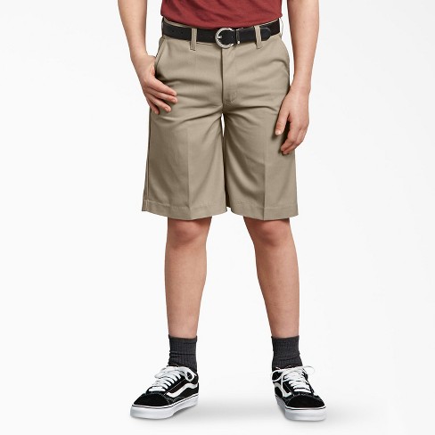 Mechanical Stretch Twill Plain Front Pants (Boys/Husky Relaxed Fit)