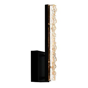 CWI Lighting Stagger Integrated LED Black Wall Light - 1 of 4