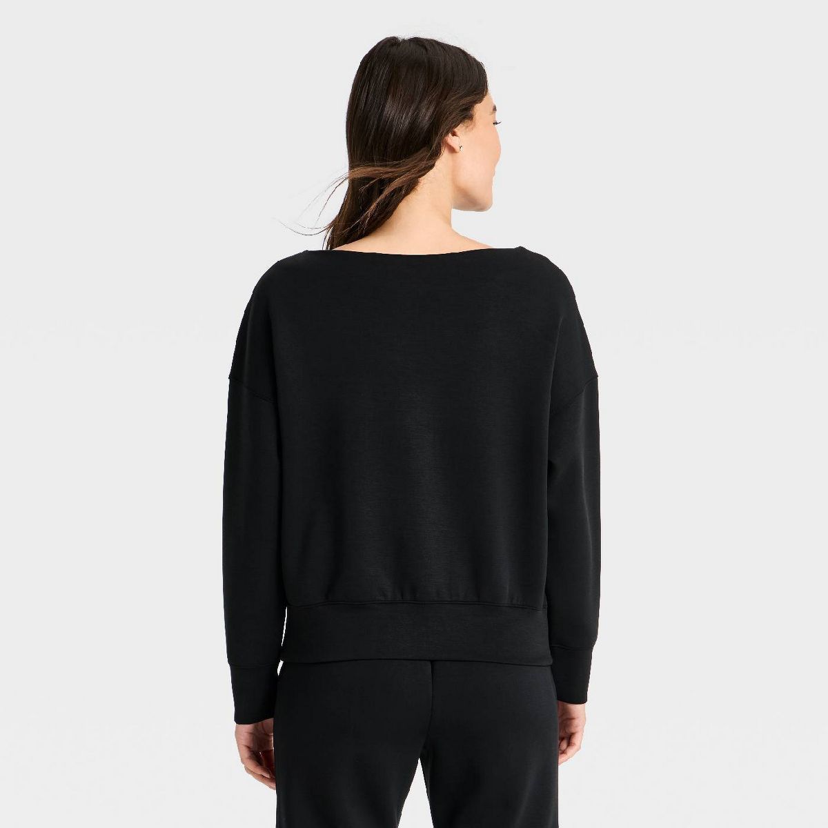 Women's Airy Sleek Boatneck Sweatshirt - All In Motion™ - thumbnail 4