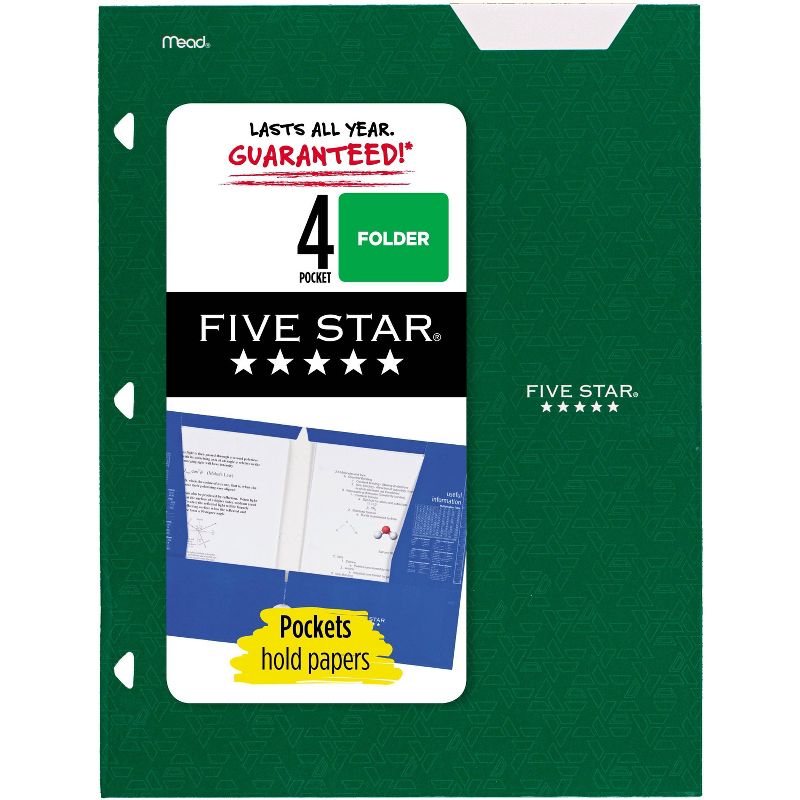 Five Star 4 Pocket Paper Folder, 1 of 10