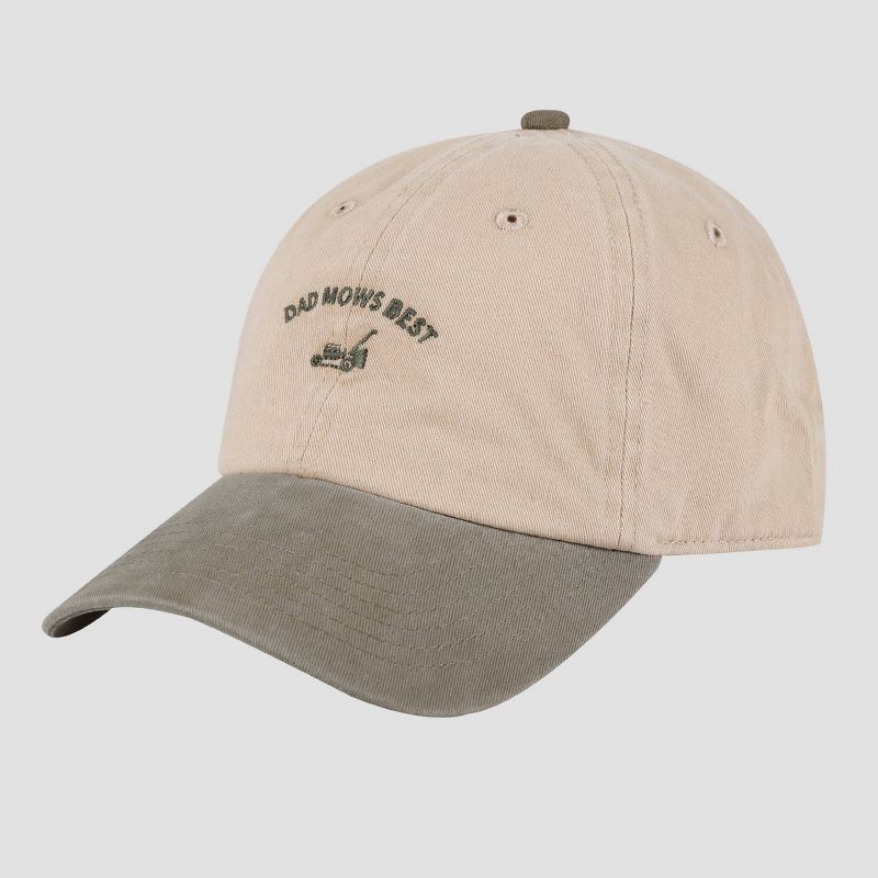 Wemco Men&#39;s Cotton Baseball Hat - Beige/Green, 1 of 7