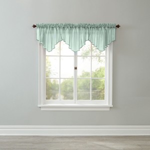 BrylaneHome BH Studio Sheer Voile Ascot Valance - 1 of 4