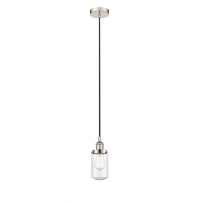 Dover - 1 Light Mini Pendant In Traditional Style-10.25 Inches Tall and 4.5 Inches Wide