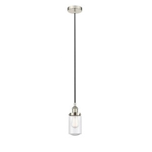 Dover - 1 Light Mini Pendant In Traditional Style-10.25 Inches Tall and 4.5 Inches Wide - 1 of 1