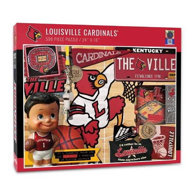 NCAA Louisville Cardinals Throwback Puzzle 500pc