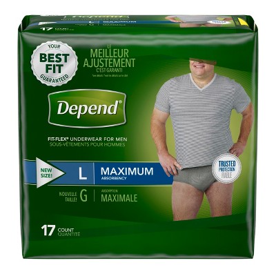 Depends underwear for men