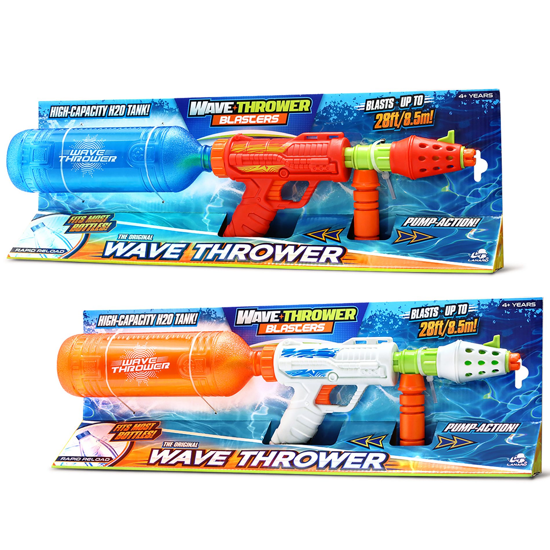 Lanard: Water Blasters - Wave Thrower Twin Pack - 2 Pump Action Drenchers