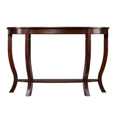 Mallste Demilune Console Table Brown - Aiden Lane