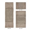 Granada 3 Piece Bath Rug Set 100% Premium Cotton Tufted Non-Slip Backing Bathmats for Bathroom, Super Soft Absorbent, Machine Washable - 2 of 4