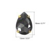 Unique Bargains Glass Craft Embellishments Flat Back Four Claws Teardrop Gems 20 Pcs - 2 of 4