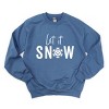 Simply Sage Market Let It Snow Sweatshirt - 2XL - Slate - 2 of 4