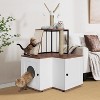 48.8" 2-In-1 Hidden Litter Box & Cat Tree – Multi-Level Enclosure w/ Scratching Posts, Toys – Space-Saving Modern Furniture for Large Cats - 2 of 4