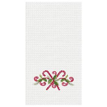 24″x15″ Cotton Kitchen Towel with Decorative Embroidery