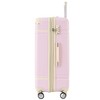 Maggift 4 PCS Bag and Luggage Sets, with Spinner Wheels and Zippers Lightweight Suitcase, for business trips and travel, Pink, 20.1"*12.4"*30.3" - 2 of 4