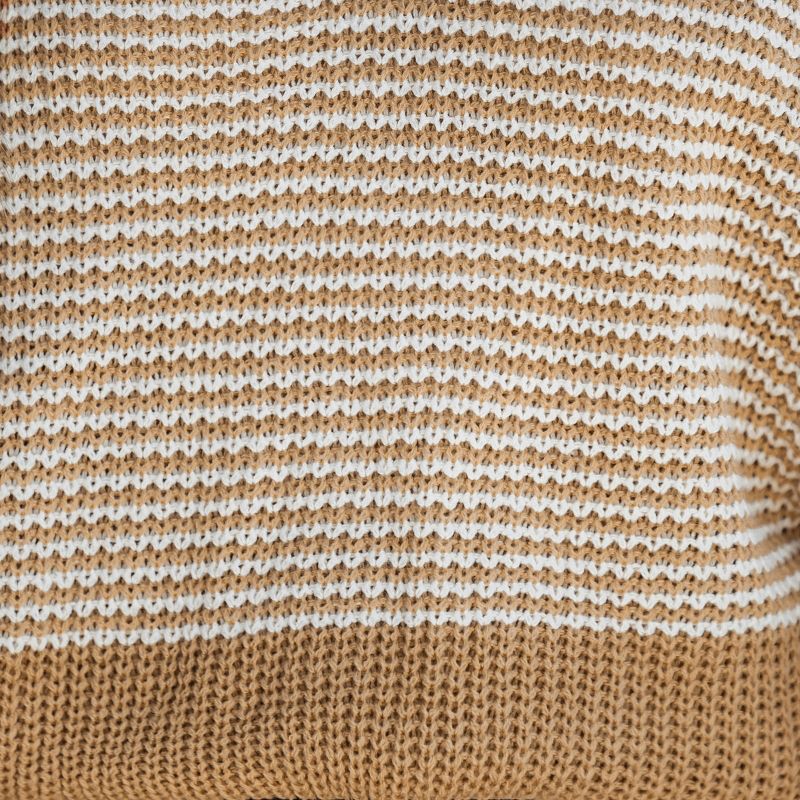 Women's Striped Colorblock Drop Sleeve Sweater - Cupshe, 2 of 8