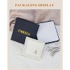 Fmeida Ceramic Jewelry Tray Monogram Decorative Trinket Dish for Rings Earrings Necklaces Bracelet Watch - 2 of 3