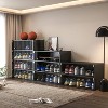 Okak Shoe Storage, Shoe Storage Cabinet with Glass Door, Shoe Organizer for Bedroom, Living Room, Entryway - 4 of 4