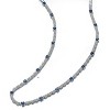 Guili White Gold Plated Sparkling Cubic Zirconia Tennis Chain Necklace - Elegant Design with Brilliance and Sophisticated Shine for Any Occasion - 2 of 3