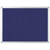 MasterVision - Ayda - Fabric 36"W Bulletin Board - Blue - 0.5 in. x 36 in. - 1 Each - 2 of 3