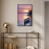 Art Remedy Quaint Sunset Shore Beach Life Inspired Wall Art Framed - 2 of 4