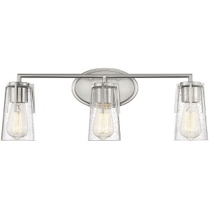 Savoy House Sacremento 3 - Light Vanity in  Satin Nickel - 1 of 4