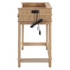 CAVINAS Dining Table Set for 4 Bar Table Set with 3 Upholstered Stools 3 Drawers for Kitchen - 2 of 4