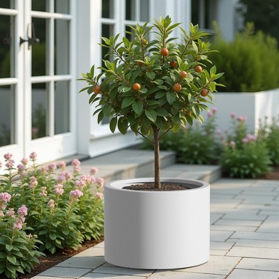 Corten Steel Raised Garden Bed Kit – 15.5" Dia. x 20" H. – Pre-Rusted Planter – Perfect for Outdoor Gardening